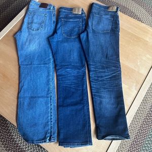 Lot of 3 Mens size 34x34 Jeans American Eagle & Holister